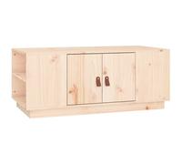 Vidaxl Table Basse 100x50x41 Cm Bois Massif De Pin Marron