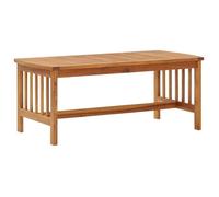 vidaXL Table basse Bois d'acacia solide 102 x 50 x 43 cm