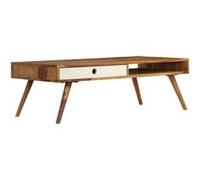 Vidaxl Table Basse 110x50x35 Cm Bois Massif
