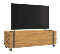 vidaXL Table basse 110x45x35 cm bois massif de teck 4009311 Multicolore