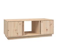 Vidaxl Table Basse 110x50x40 Cm Bois Massif De Pin Marron