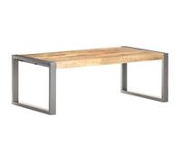 vidaXL Table basse 110x60x40 cm Bois de manguier brut