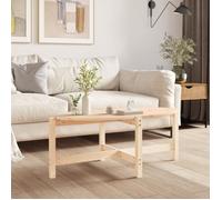 vidaXL Table basse 118x63x45 cm Bois massif de pin 822317