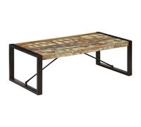 Vidaxl Table Basse 120x60x40 Cm Bois De Récupération Solide Noir