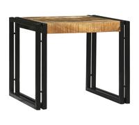 vidaXL Table Basse 2 pcs Marron Bois de manguier Massif, Table Basse rectangulaire Rustique, Meuble en Bois Solide, pièce Centrale Pratique pour Un déco Moderne