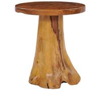 vidaXL Table basse 40 x 40 cm Bois de teck massif