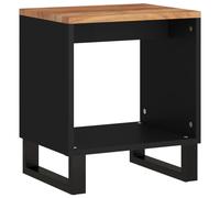 Vidaxl Table Basse 40x31x46 Cm Bois D'acacia Solide Et D'ingénierie Multicolore