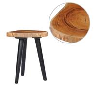 Teck Solide Table Basse 40x45 cm Table d'Appoint Salon Canapé Maison vidaXL