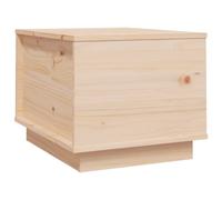 Vidaxl Table Basse 40x50x35 Cm Bois Massif De Pin Marron