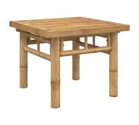 vidaXL Table Basse 45x45x35 cm Bambou, Table d'appoint, Bout de canapé, Table d'accent, Table de Salon, Table Centrale, Table d'extrémité, Table à thé