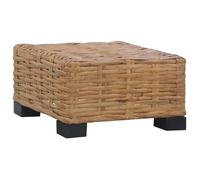 vidaXL Table basse 47x47x28 cm Rotin naturel Brun G