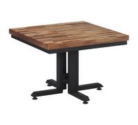 Table Basse, Table d'Appoint, Bout de Canapé, Meuble de Salon Salle de Séjour Intérieur, Moderne, Teck de Récupération Massif