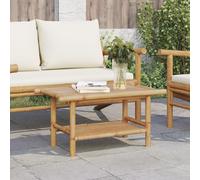 Vidaxl Table Basse 70x40x35 Cm Bambou