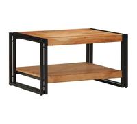 vidaXL Table Basse 70x50x38 cm Bois Massif Acacia