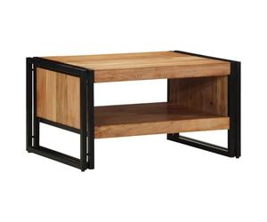 vidaXL Table Basse 70x50x38 cm Bois Massif Acacia