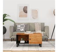 Table basse 80x50x40 cm Bois de manguier solide et d'ingénierie vidaXL
