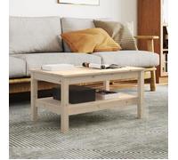 vidaXL Table basse 80x50x40 cm Bois massif de pin 814284