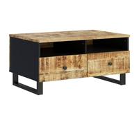vidaXL Table basse 80x54x40 cm bois massif mangue & bois composite