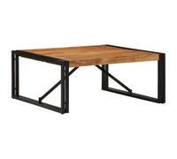 vidaXL Table basse 80x80x35 cm bois massif acacia