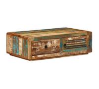 Table basse 89x55x29 cm bois de récupération massif Bois G