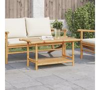 Vidaxl Table Basse 90x50x45 Cm Bambou