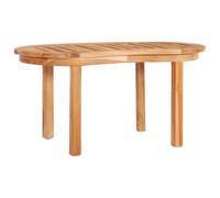 Table Basse Table d'Appoint Table de Salon Bout de Canapé Table de Canapé Maison Intérieur Jardin Extérieur 90x50x45 cm Bois de Teck Solide