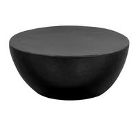 vidaXL Table Basse Aluminium Martelé Noir Meuble Canapé Table de Salon Séjour