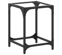 Vidaxl Table Basse Avec Dessus En Verre Transparent 30x30x40 Cm Acier