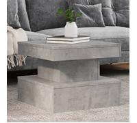 vidaXL Table basse 839843 – avec lumières LED, design moderne pour salon