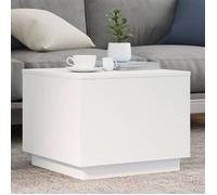vidaXL Table Basse avec Lumières LED, Bout de Canapé, Table d'Appoint, Meuble de Salon Salle de Séjour Maison Intérieur, 839868