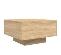 Vidaxl Table Basse Avec Lumières Led Chêne Sonoma 55x55x31 Cm