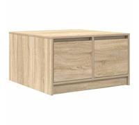 vidaXL Table Basse avec tiroirs chêne Sonoma 70,5x70x40 cm, Table Centrale, Table de canapé, Table d'accent, Table d'appoint, Table de Salon