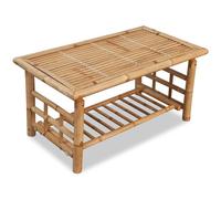 Vidaxl Table Basse Bambou 90x50x45 Cm Marron