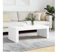 vidaXL Table basse 823366 – Blanc, bois d'ingénierie, 102×50×36 cm