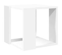vidaXL Table basse 848143 – Bois d'ingénierie blanc 32×32×30 cm