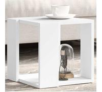vidaXL Table basse 848143 – Bois d'ingénierie blanc 32×32×30 cm