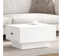 vidaXL Table basse 848080 Bois d'ingénierie 60x45x31 cm Blanc