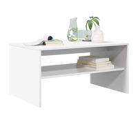 vidaXL Table Basse Blanc 80 x 50 x 40 cm Bois d'ingénierie