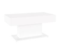 Vidaxl Table Basse Blanc 96x50x45 Cm Aggloméré Blanc