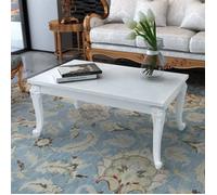 vidaXL Table basse 358560 Blanc brillant 100x50x42 cm Bois d'ingénierie