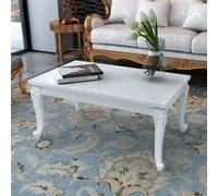 vidaXL Table basse 358560 Blanc brillant 100x50x42 cm Bois d'ingénierie