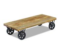 Vidaxl Table Basse Blanc Brillant 50x50x40 Cm Bois D'ingénierie Blanc