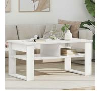 vidaXL Table basse Blanc 96 x 54 x 44 cm Bois d'ingénierie