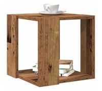 vidaXL Table Basse Bois Ancien 32 x 32 x 30 cm Bois d'ingénierie, Table Basse Moderne pour Salon, en Bois, élégante et Fonctionnelle pour Un décor Cool