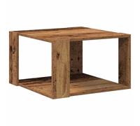 Table Basse Bois Ancien 51,5x51,5x30 cm Bois Aggloméré