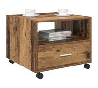 Vidaxl Table Basse Bois Ancien 55 X 55 X 45 Cm Bois D'ingénierie