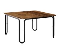 vidaXL Table Basse Bois Ancien 59 x 59 x 45 cm Bois d'ingénierie, Table Basse rectangulaire contemporaine, Meuble d’Accent Moderne pour Salon, Cuisine, Salle à Manger, intérieur, extérieur