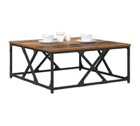 vidaXL Table basse Bois ancien 70×70×30 cm – Bois d'ingénierie, moderne et élégante pour salon