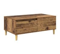 vidaXL Table basse Bois Ancien 90 x 50 x 35 cm Bois d'ingénierie