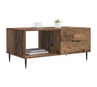 vidaXL Table Basse Bois Ancien 90 x 50 x 40 cm Bois d'ingénierie, Déco Vintage, Table Basse rectangulaire, Meubles élégants, Fonctionnelle, Design Moderne, pièce maîtresse de Salon